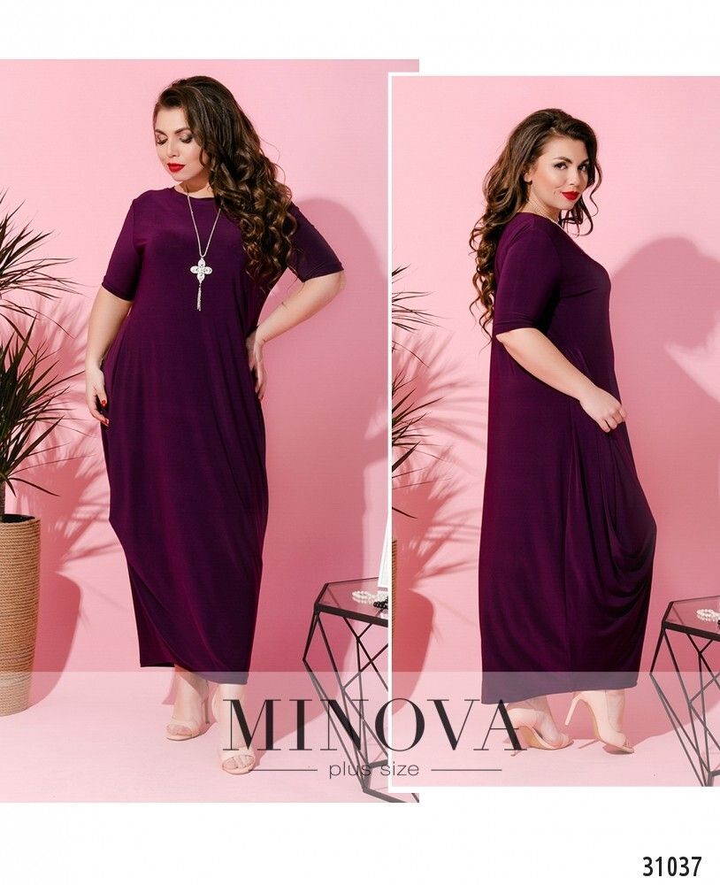 Платье 18-39-сливовый Minova