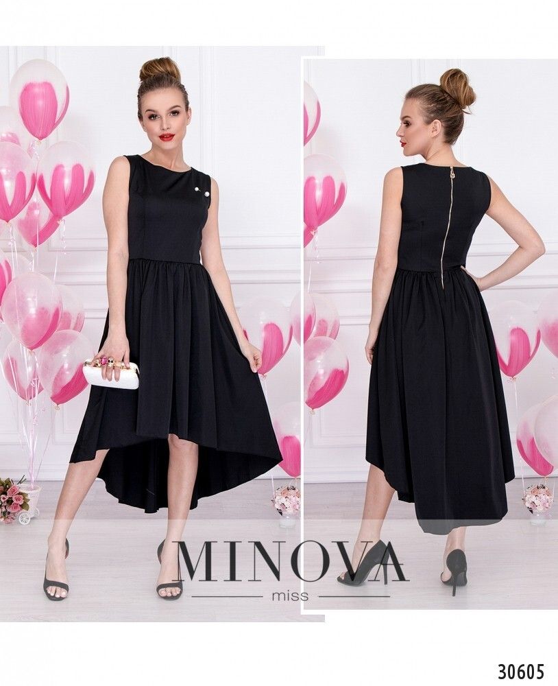 Платье 8584-черный Minova