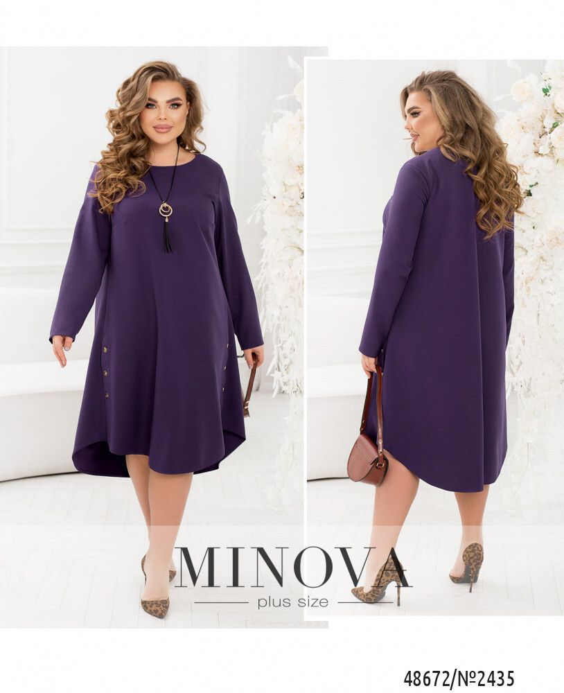 Платье 2435-фиолетовый Minova