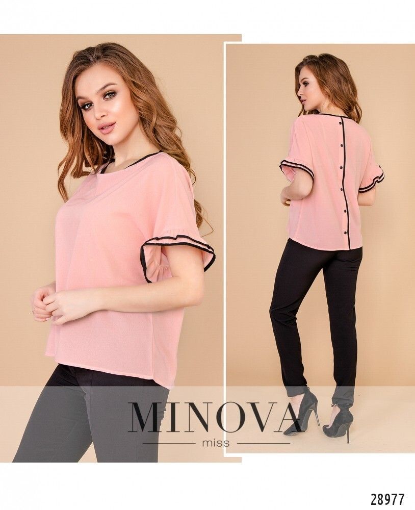 Блуза 1054-пудра Minova