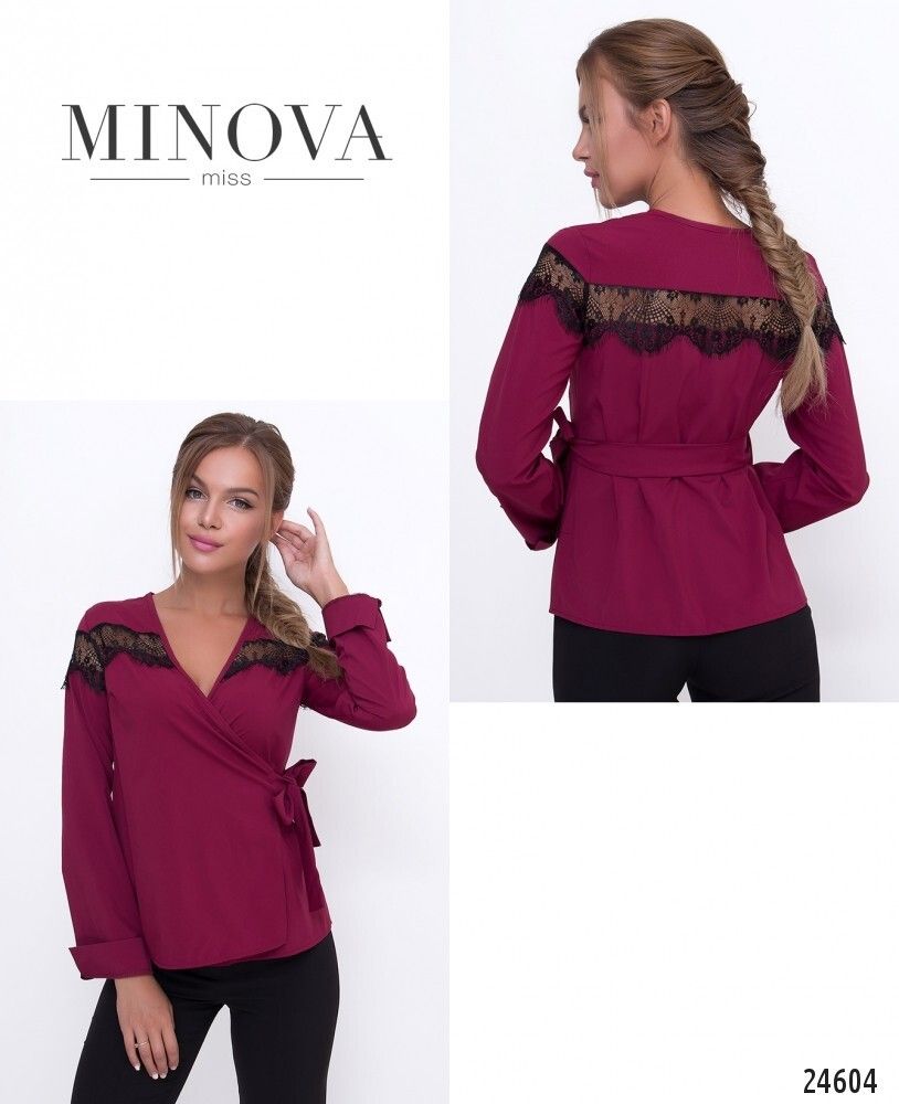 Блуза 1107-марсала Minova