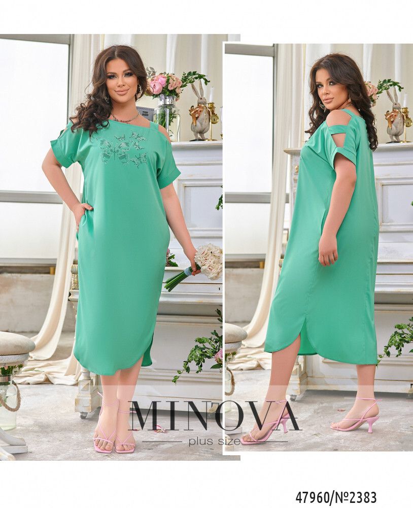 Платье 2383-мята Minova