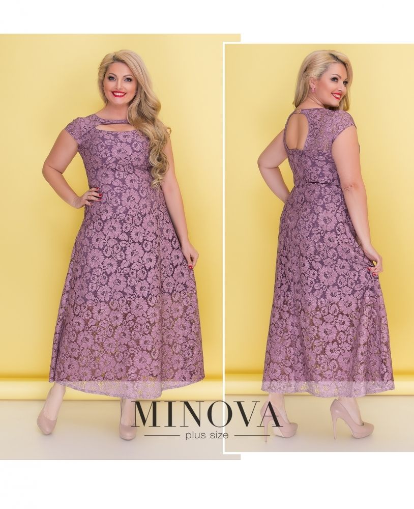 Платье 00275-сиреневый Minova