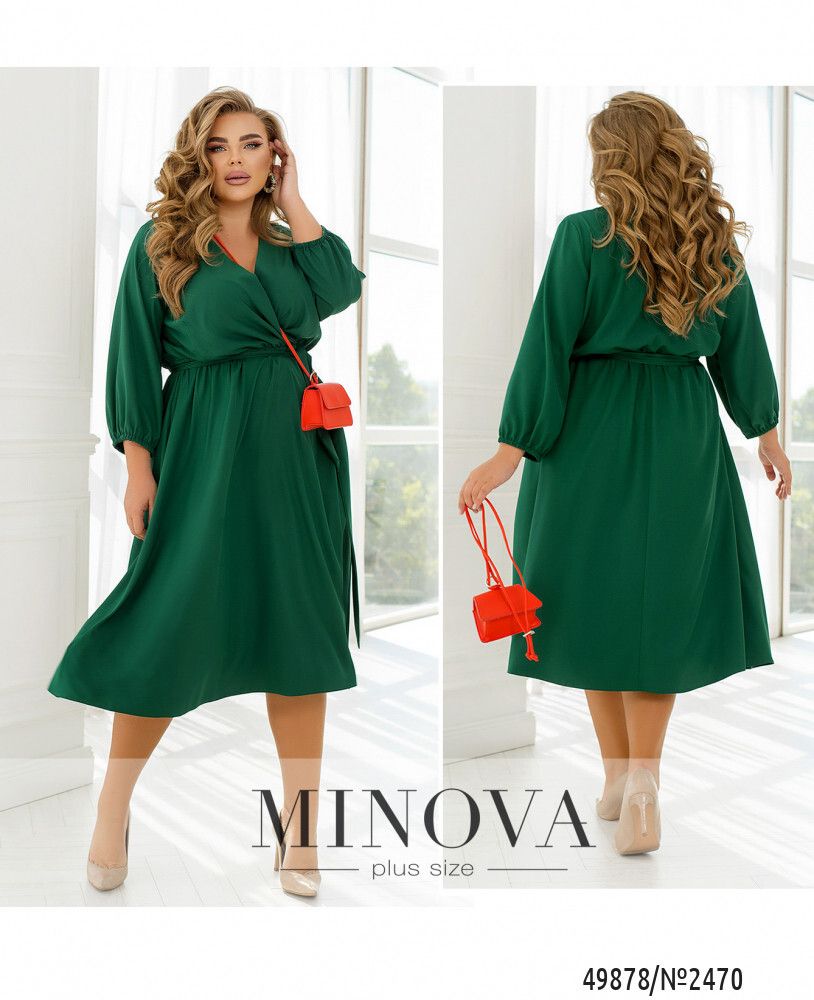 Платье 2470-зеленый Minova