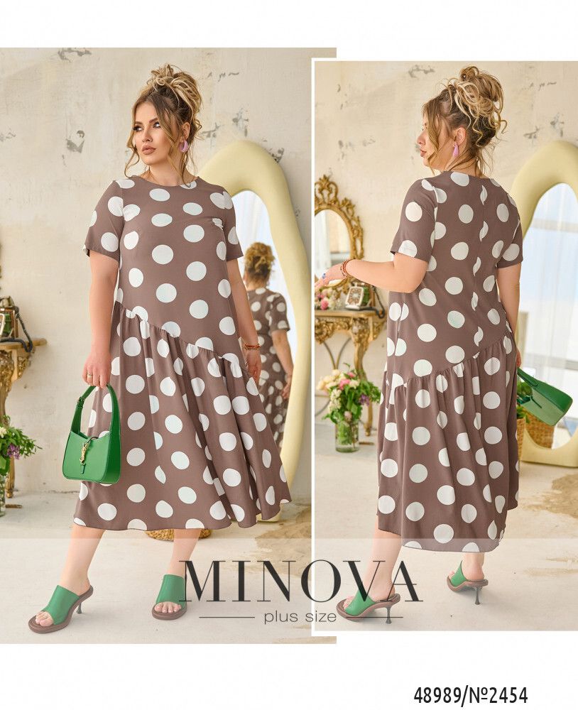 Платье 2454-капучино Minova