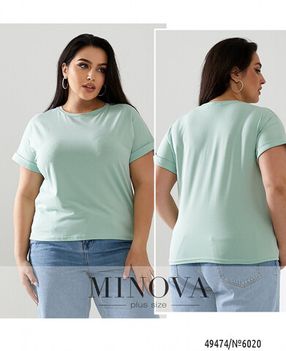 Футболка 6020-мятный Minova Фото 1