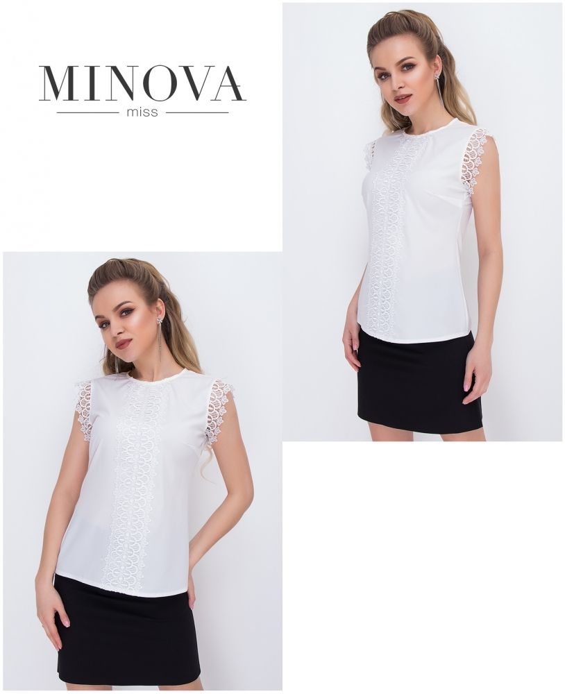 Блуза 1055-молочный Minova