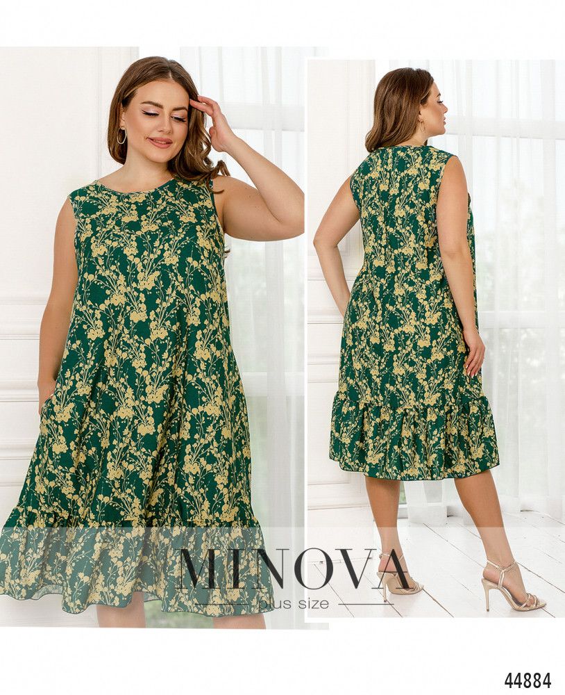 Платье 2255-зеленый Minova