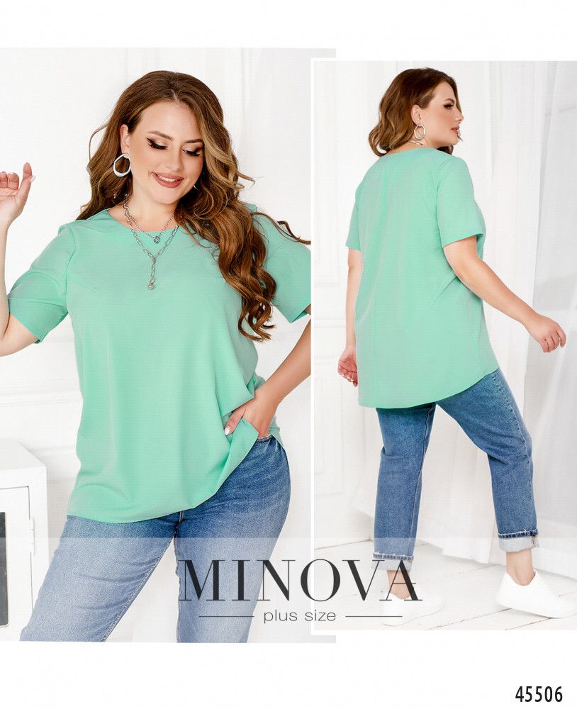 Блуза 2283-бирюзовый Minova