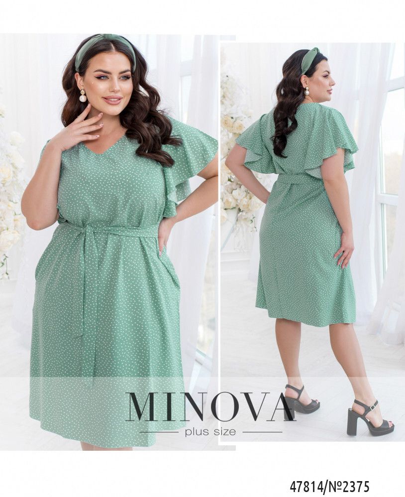 Платье 2375-мятный Minova