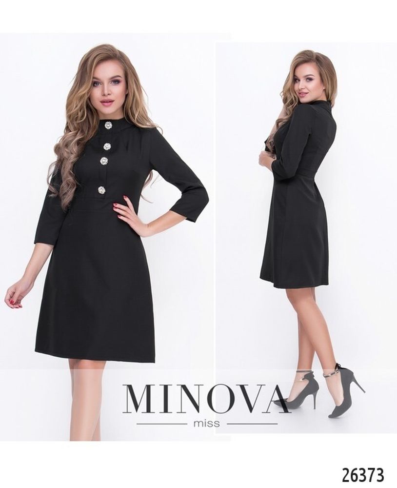 Платье 8594-черный Minova